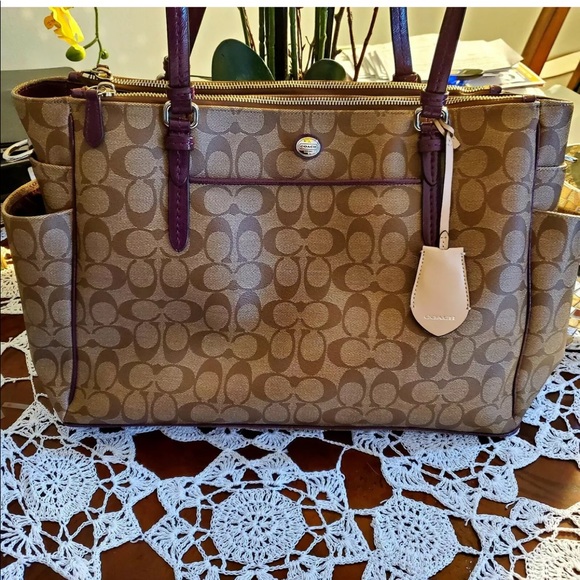 Authentic Coach diaper bag